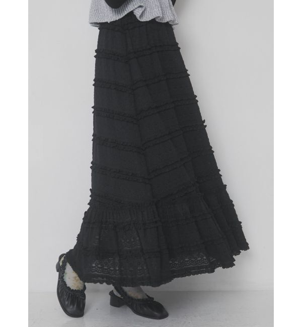 merry jenny「レースギャザースカート」|スカート|