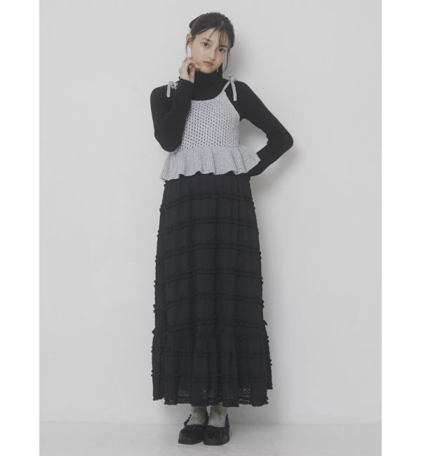 merry jenny「レースギャザースカート」|スカート|