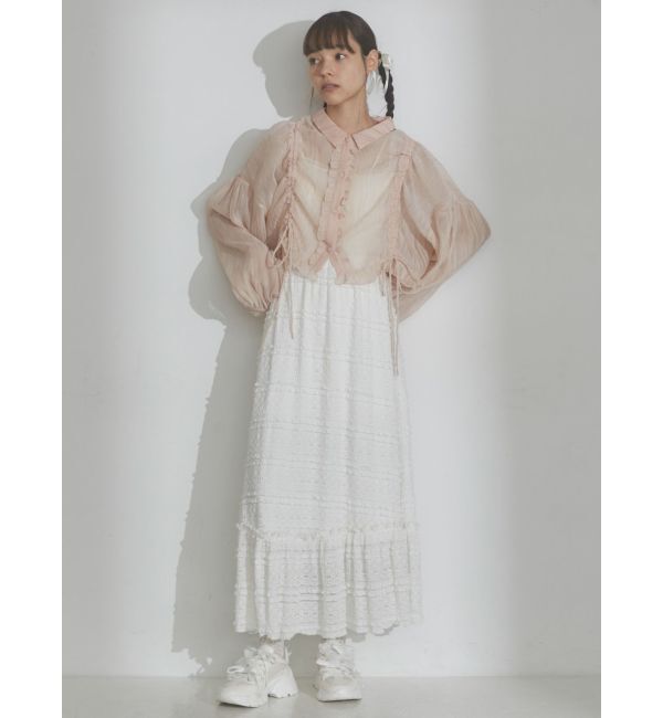 merry jenny「レースギャザースカート」|スカート|