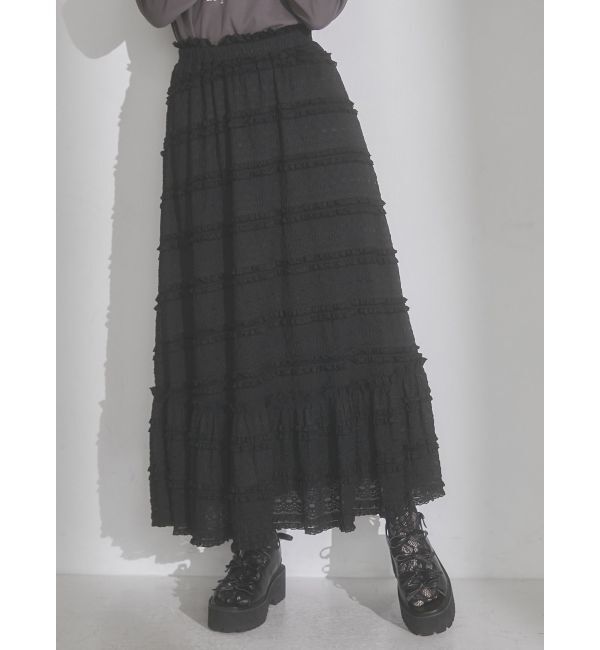 merry jenny「レースギャザースカート」|スカート|