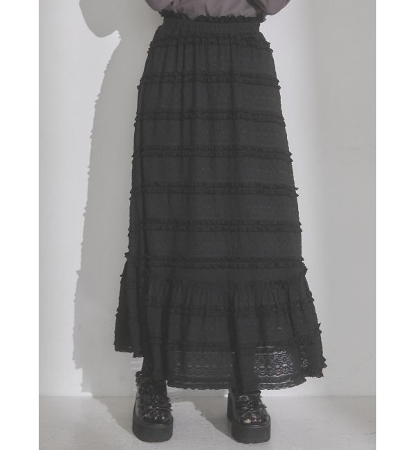 merry jenny「レースギャザースカート」|スカート|
