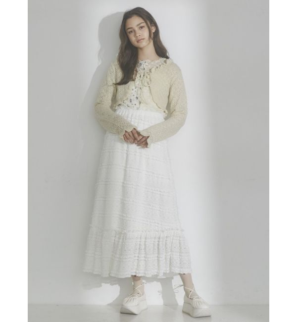 merry jenny「レースギャザースカート」|スカート|