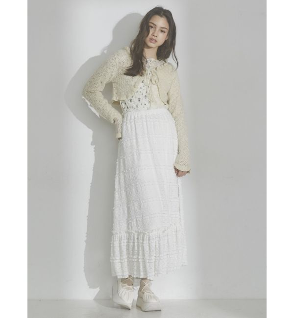 merry jenny「レースギャザースカート」|スカート|