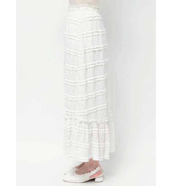merry jenny「レースギャザースカート」|スカート|
