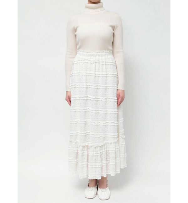 merry jenny「レースギャザースカート」|スカート|