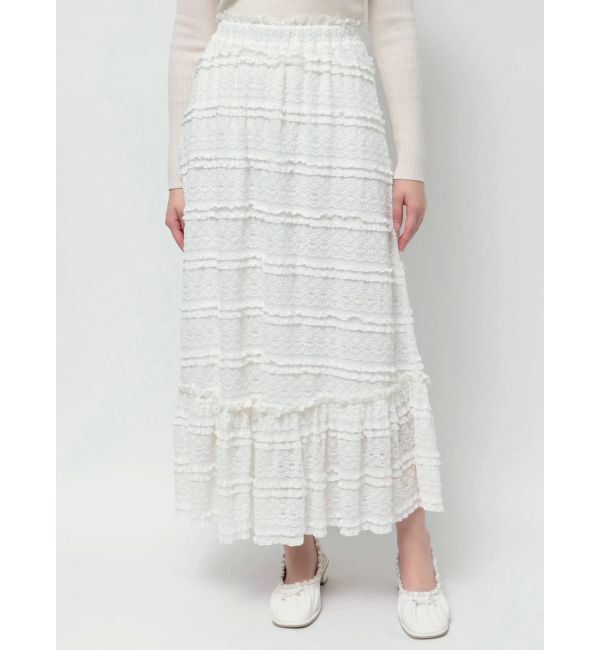 merry jenny「レースギャザースカート」|スカート|