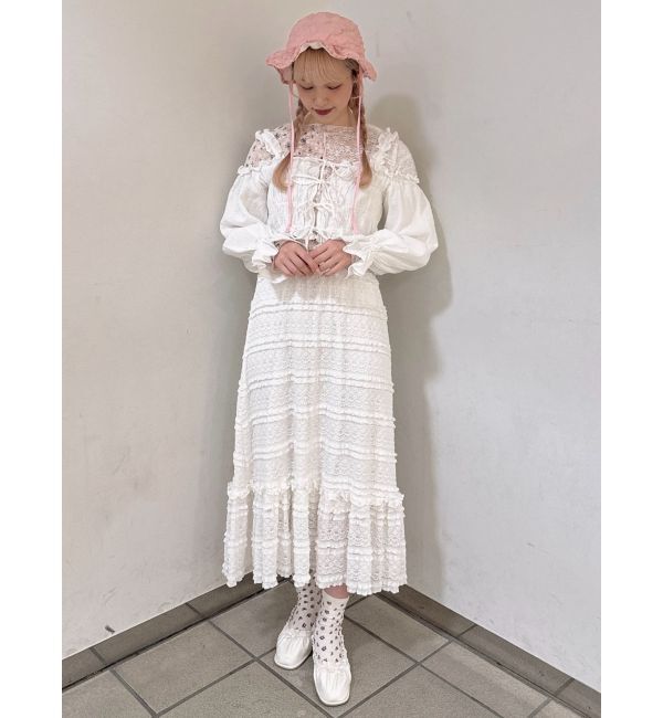 merry jenny「レースギャザースカート」|スカート|