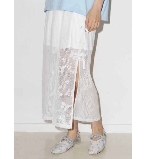 merry jenny「Butterflyレースレイヤードスカート」|スカート|