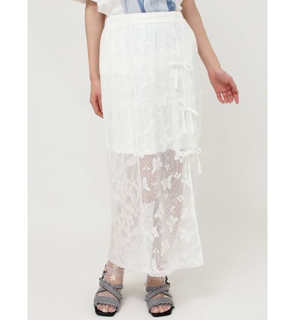 merry jenny「Butterflyレースレイヤードスカート」|スカート|