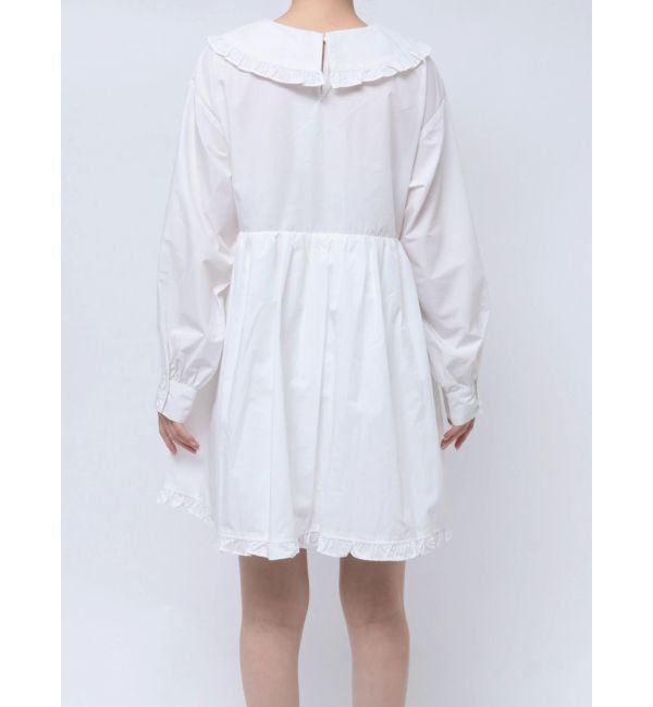 merry jenny「ピンタックリボンミニワンピース」|ワンピース|