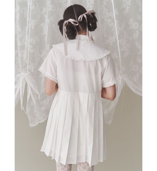 merry jenny「BIGリボンフリルカラーミニワンピース」|ワンピース|