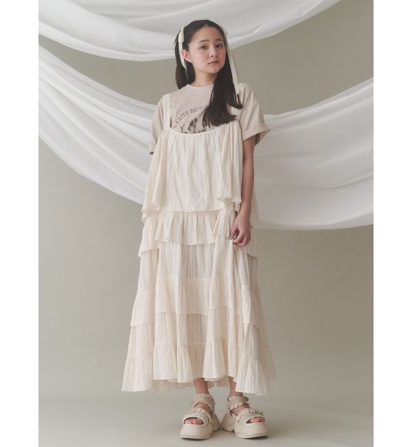 merry jenny「フリルメッシュスニーカーサンダル」|サンダル|