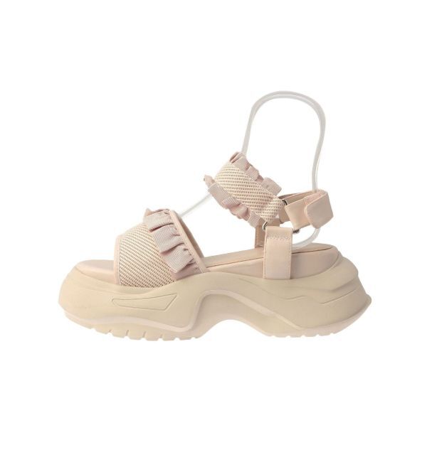 merry jenny「フリルメッシュスニーカーサンダル」|サンダル|