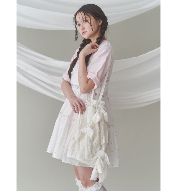 merry jenny「りぼんのレーストートバッグ」|トートバッグ|