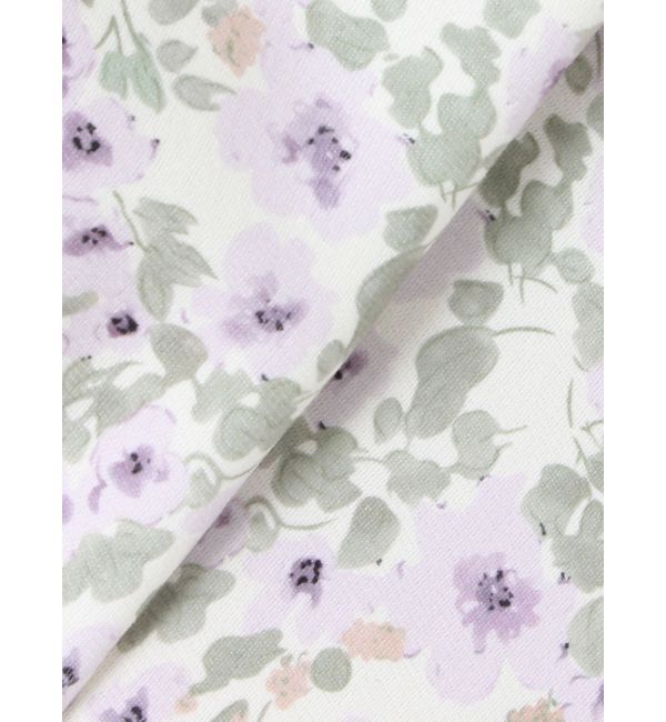 merry jenny「floralセーラーギャザーパフワンピース」|ワンピース|