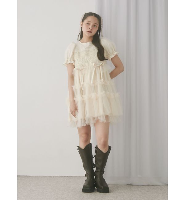 merry jenny「sweet ribbonウェスタンブーツ」|ロングブーツ|