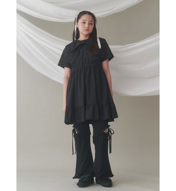 merry jenny「レースカットフリルリブパンツ」|その他|