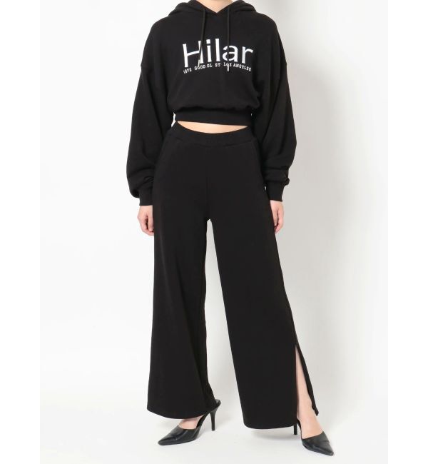 GYDA「【セットアップ着用可】HEM ZIP スウェット ワイドパンツ」|その他|