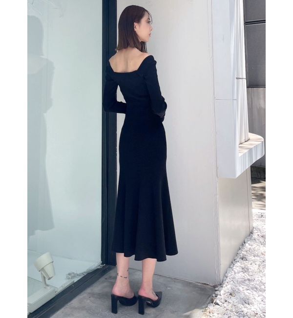 GYDA「リブニット マーメイド スカート」|スカート|