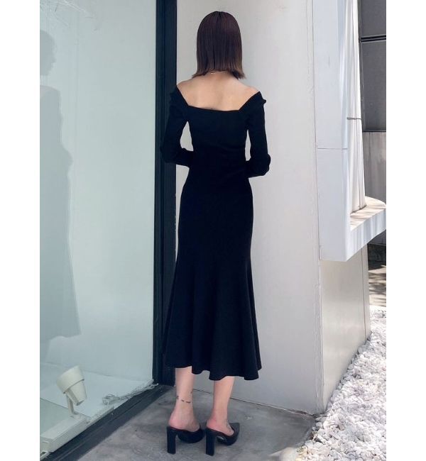 GYDA「リブニット マーメイド スカート」|スカート|