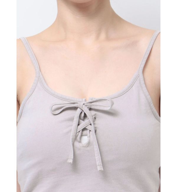 GYDA「フロントレースアップブリーチビスチェ」|キャミソール|