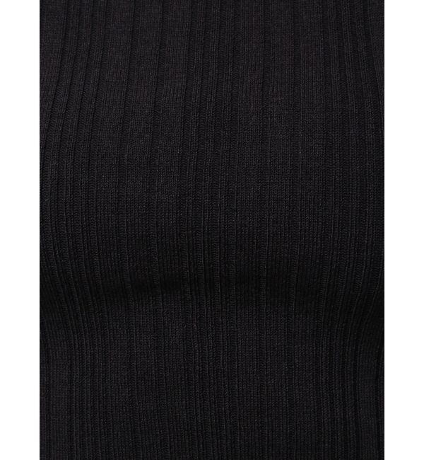 GYDA「サイドラインハーフスリーブニットトップス」|ニット・セーター|