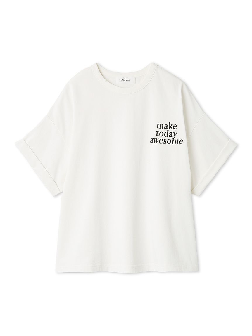 Mila Owen「短丈ワイドグラフィックTシャツ」|Tシャツ・カットソー|