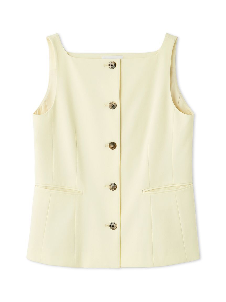 emmi atelier「【セットアップ対応】ジレトップス」|Tシャツ・カットソー|YEL