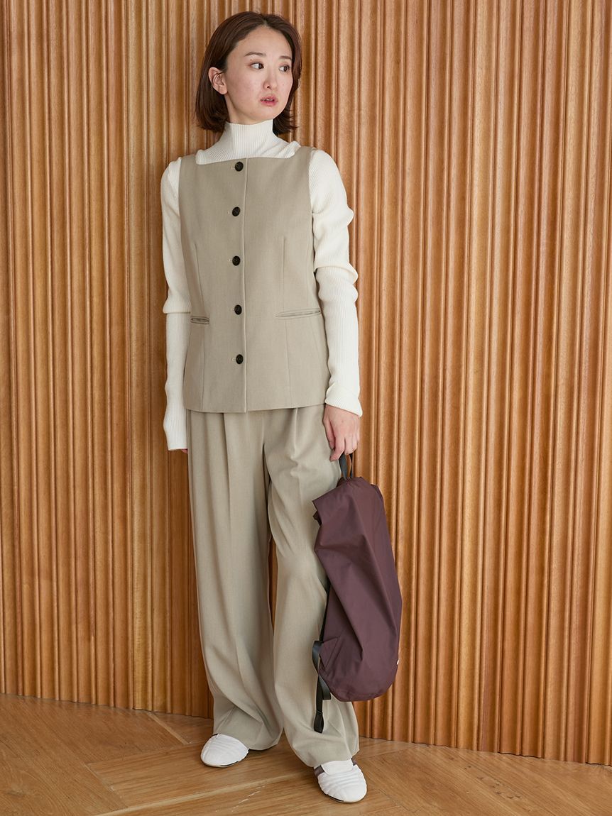 emmi atelier「【セットアップ対応】ジレトップス」|Tシャツ・カットソー|