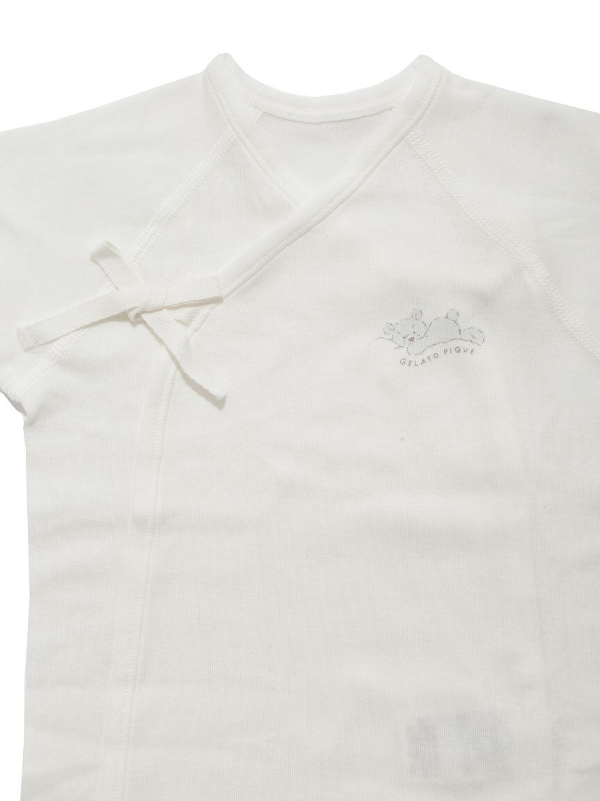 gelato pique kids&baby「【新生児】ぬいぐるみモチーフ短肌着」|その他ベビーウェア|