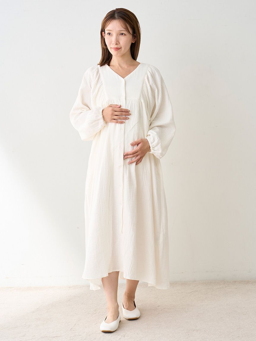 GELATO PIQUE KIDS & BABY「マタニティガーゼワンピース」|マタニティ・ママグッズ|