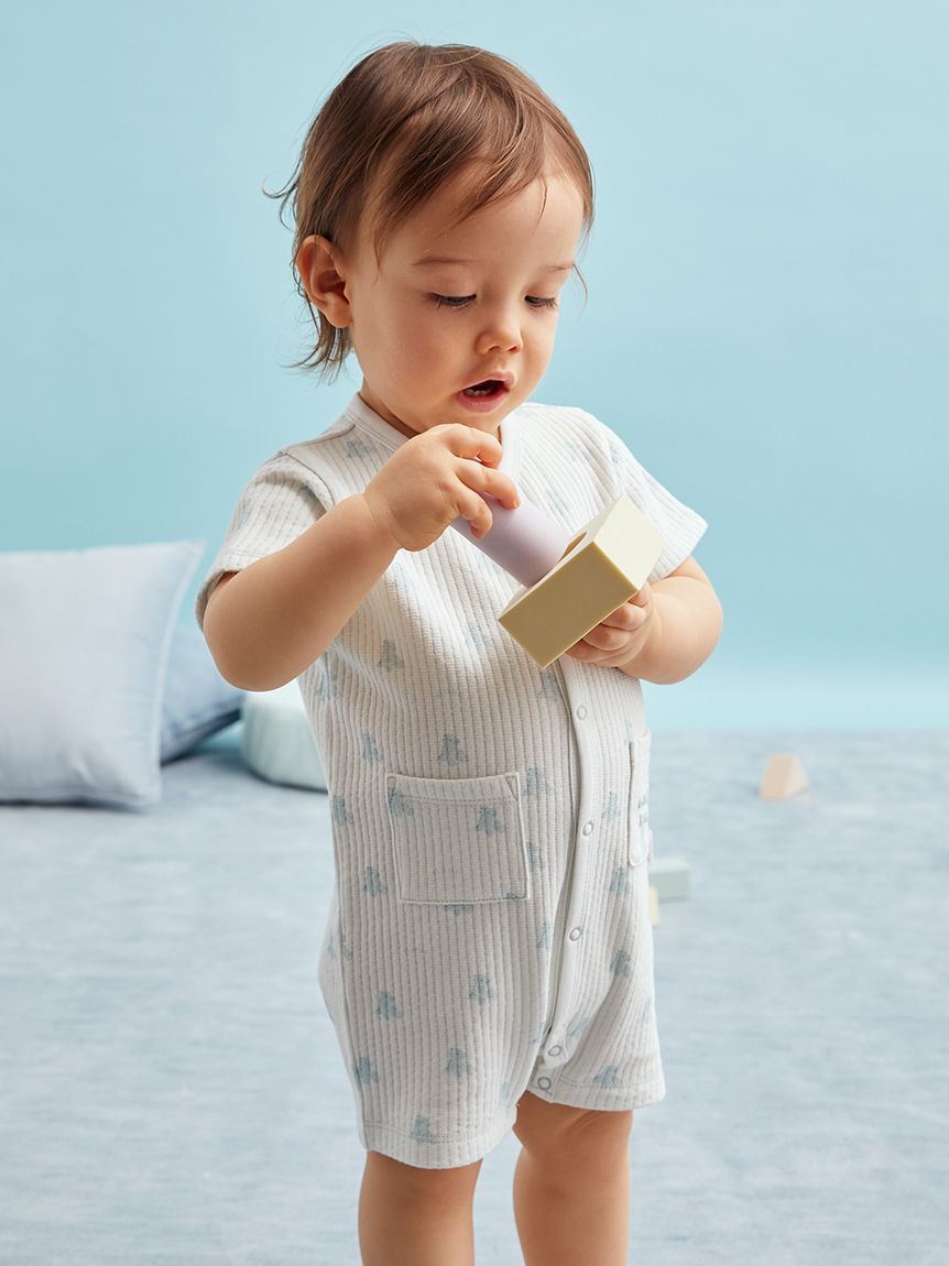 GELATO PIQUE KIDS & BABY「【BABY】ぬいぐるみ柄ロンパース」|ロンパース|