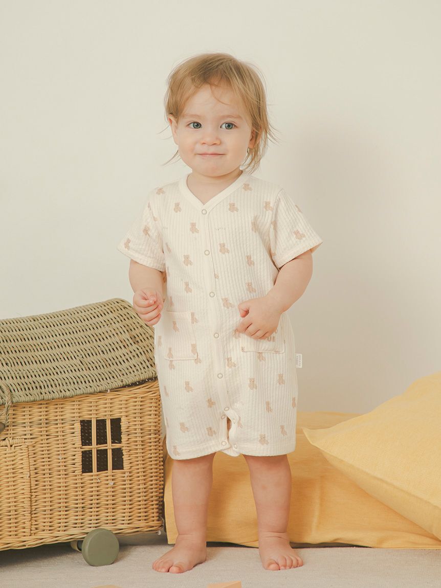 GELATO PIQUE KIDS & BABY「【BABY】ぬいぐるみ柄ロンパース」|ロンパース|