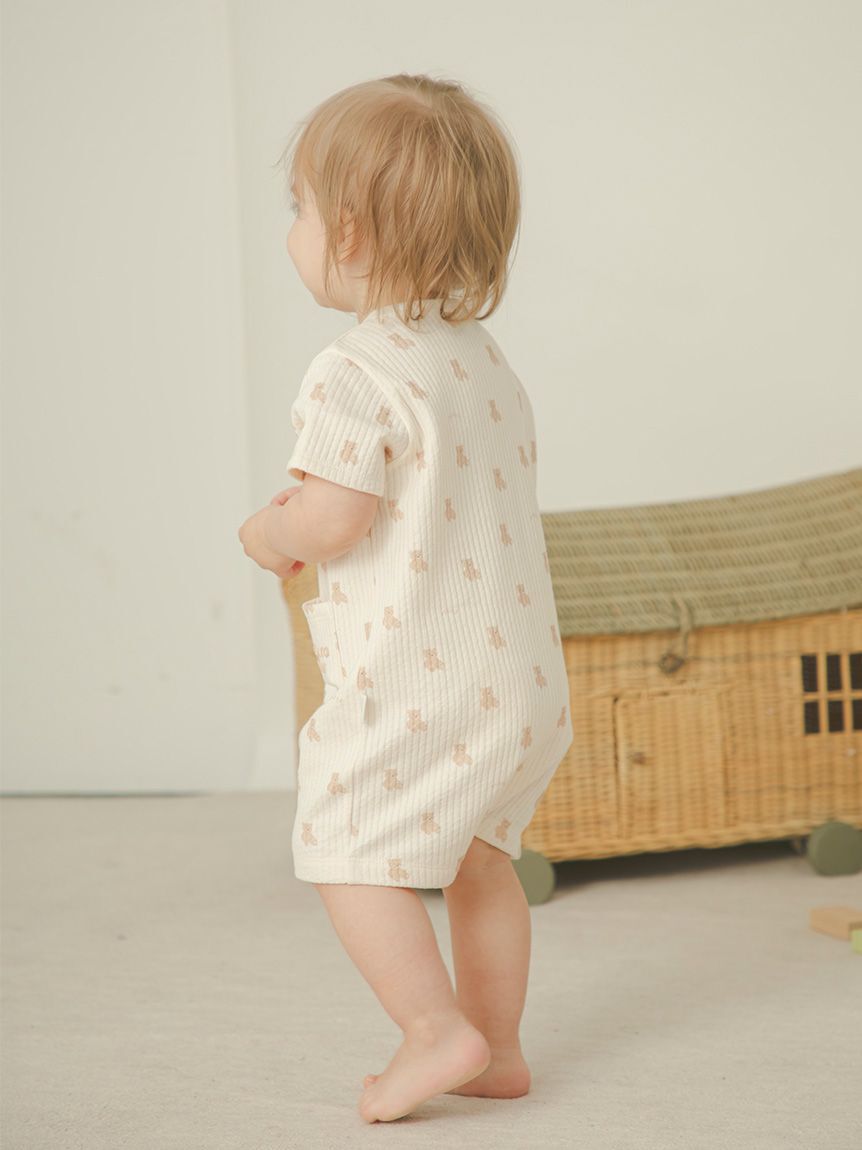 GELATO PIQUE KIDS & BABY「【BABY】ぬいぐるみ柄ロンパース」|ロンパース|