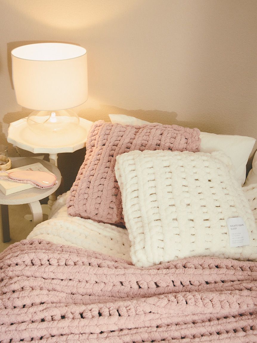 gelato pique Sleep「【Sleep】チャンキーニット クッションカバー」|クッション・クッションカバー|