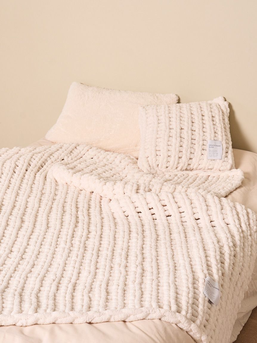 gelato pique Sleep「【Sleep】チャンキーニット クッションカバー」|クッション・クッションカバー|