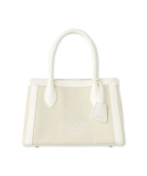 SNIDEL「キャンバスロゴバッグ」|ハンドバッグ|