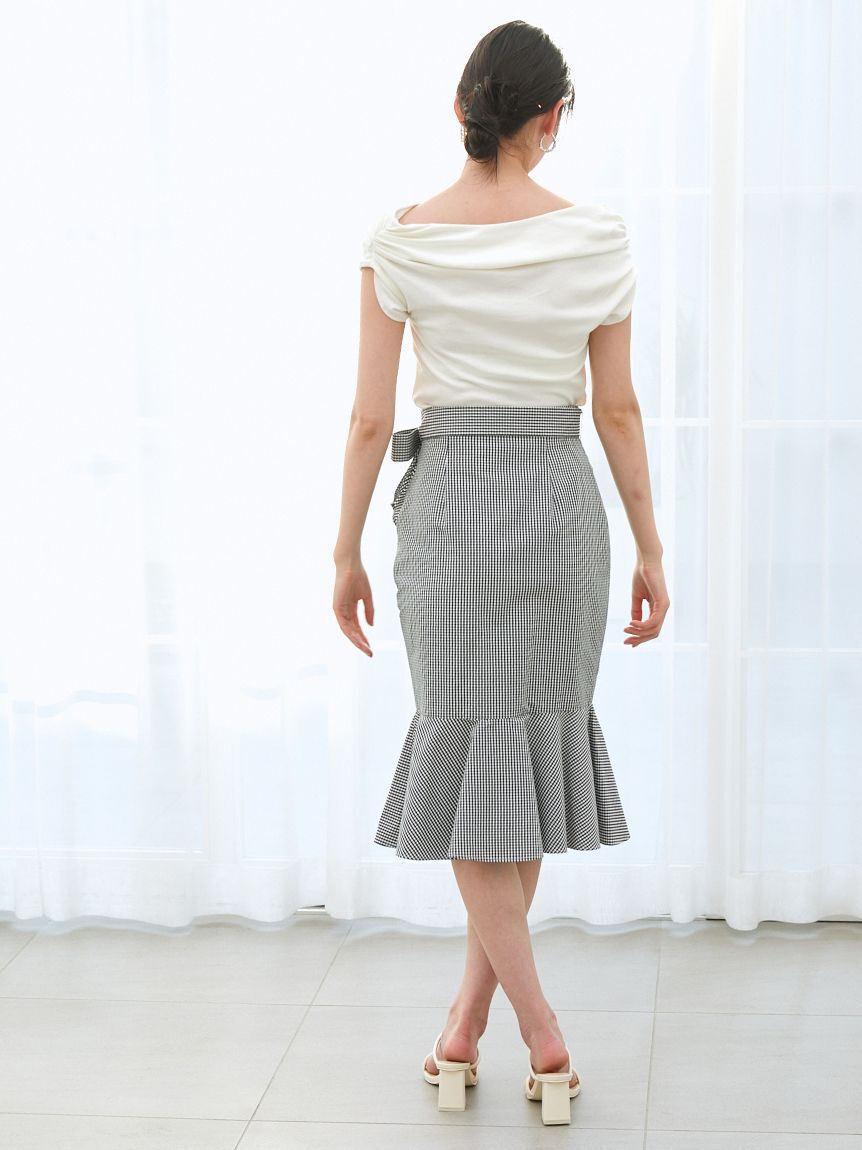 SNIDEL「ルーズネックカットプルオーバー」|Tシャツ・カットソー|