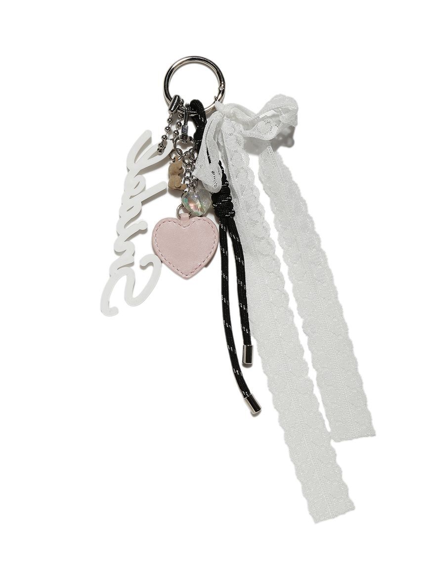 SNIDEL「ラバーロゴチャーム」|キーケース|