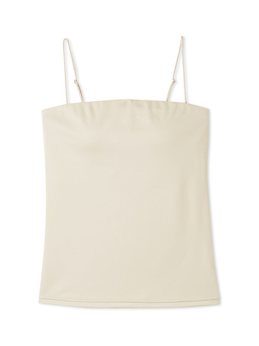FRAY I.D「サテンカットソーベアトップ／ウォッシャブル・UVカット」|チューブトップ|BEG