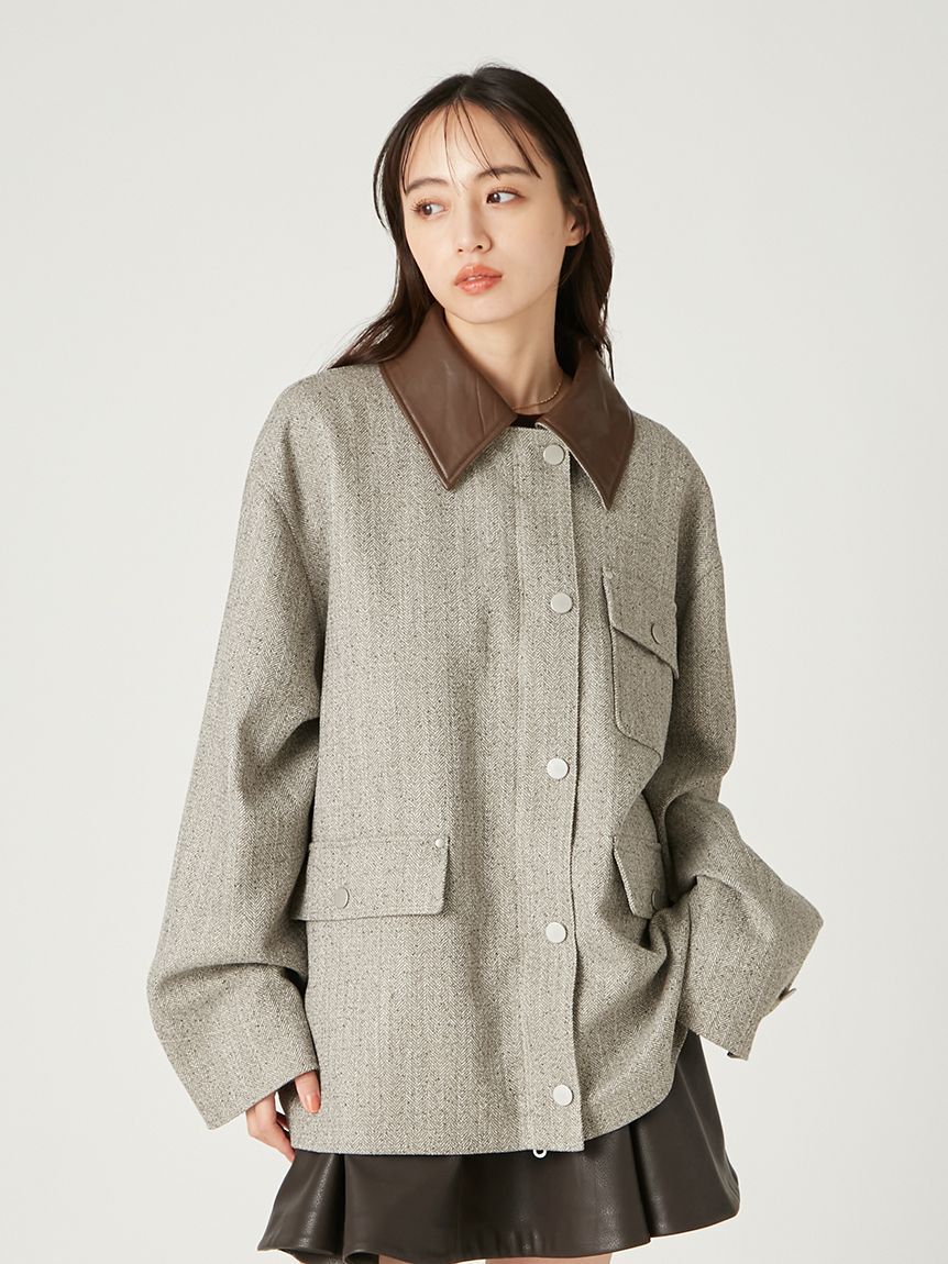 FRAY I.D「ハンティングジャケット」|テーラードジャケット|