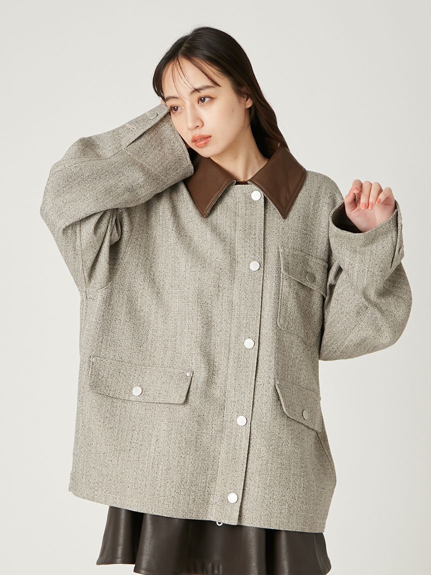 FRAY I.D「ハンティングジャケット」|テーラードジャケット|