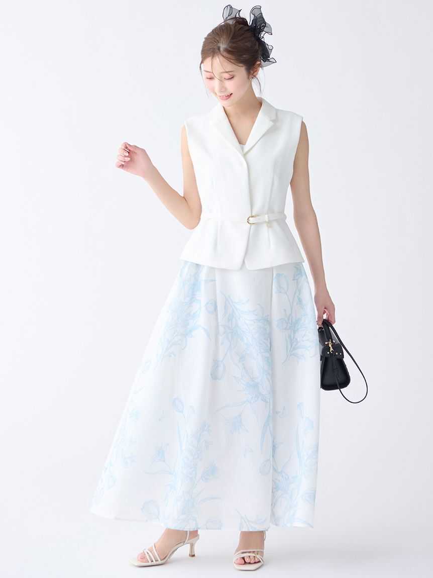 CELFORD「カップインフィットアンドフレアドレス」|ドレス|