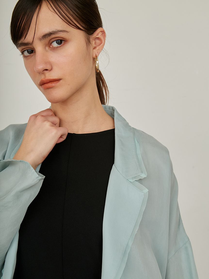 styling/「【セットアップ対応】オープンカラーシャツジャケット」|テーラードジャケット|