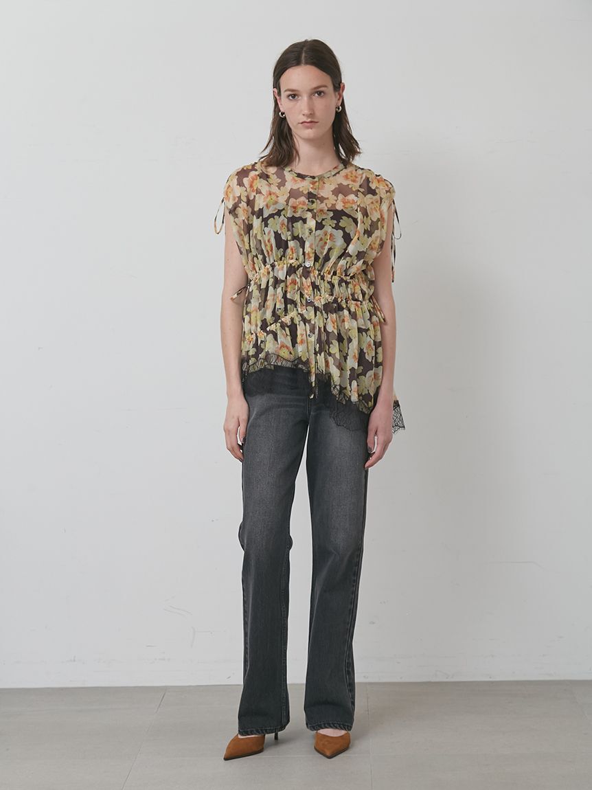 styling/「【セットアップ対応】セミフレアデニムパンツ」|デニム|