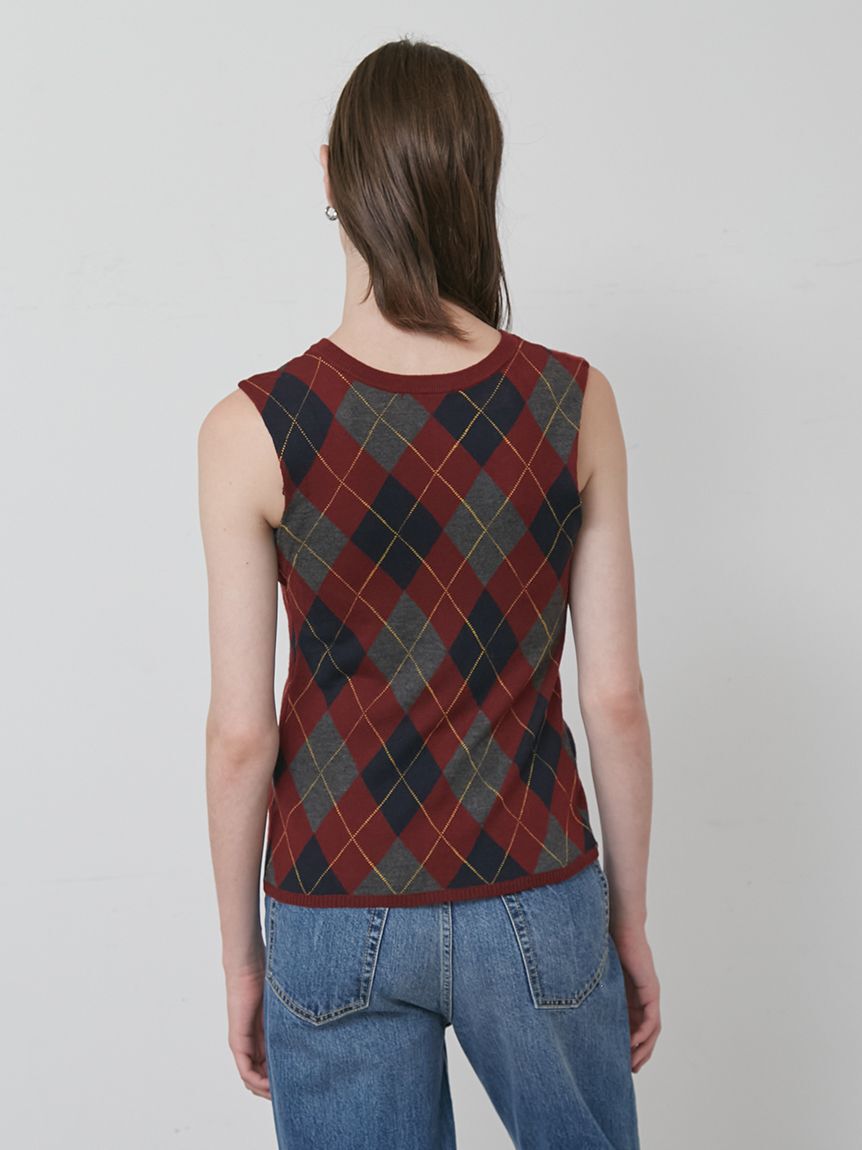 styling/「アーガイル2WAYリボンニットトップス」|ニット・セーター|