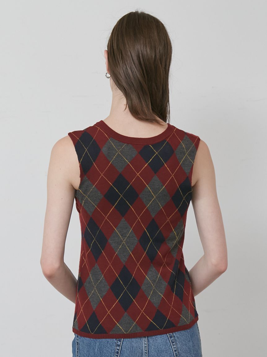 styling/「アーガイル2WAYリボンニットトップス」|ニット・セーター|