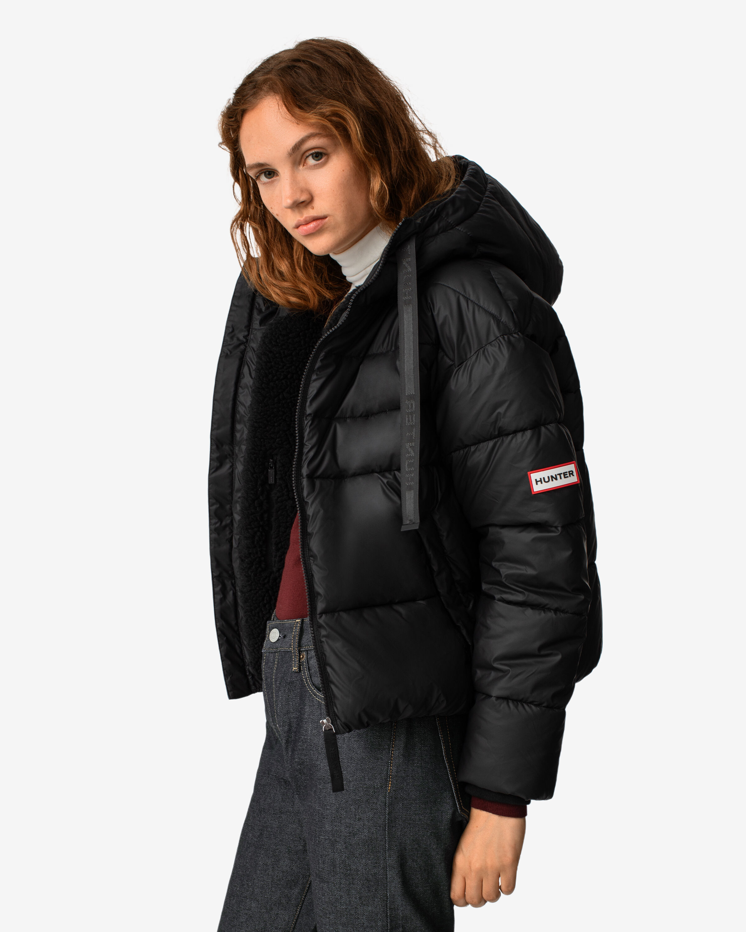 HUNTER「WOMENS INTREPID SHORT PUFFER」|ダウン|HLB