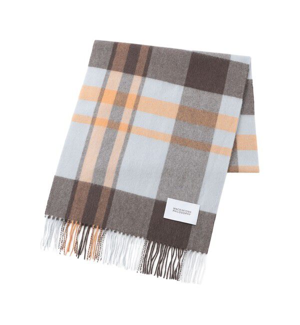 MACKINTOSH PHILOSOPHY「ウォッシャブルカシミヤカラーブロックマフラー」|マフラー|