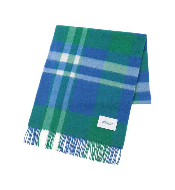 MACKINTOSH PHILOSOPHY「ウォッシャブルカシミヤカラーブロックマフラー」|マフラー|